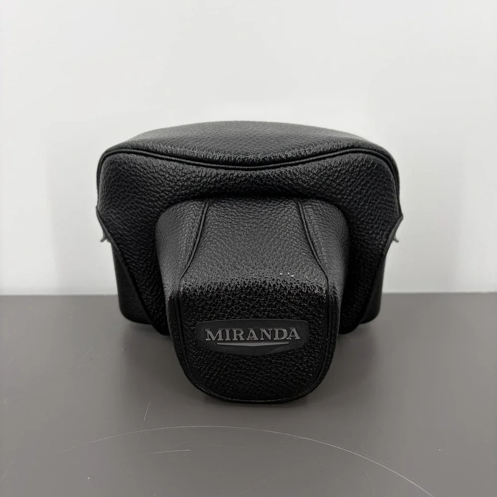 Miranda Sensorex 35mm SLR Film Camera w/ 2 Mirinda Lenses Manuels & Leather Case